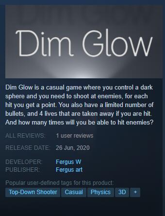 Dim Glow (Steam Key GLOBAL)