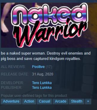 Naked Warrior (Steam Key GLOBAL)