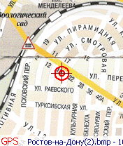 Map of Rostov-on-Don for SmartComGPS