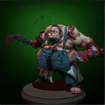 Dota 2 фартук пуджа ( Bloodstained Britches ) дилер 1с