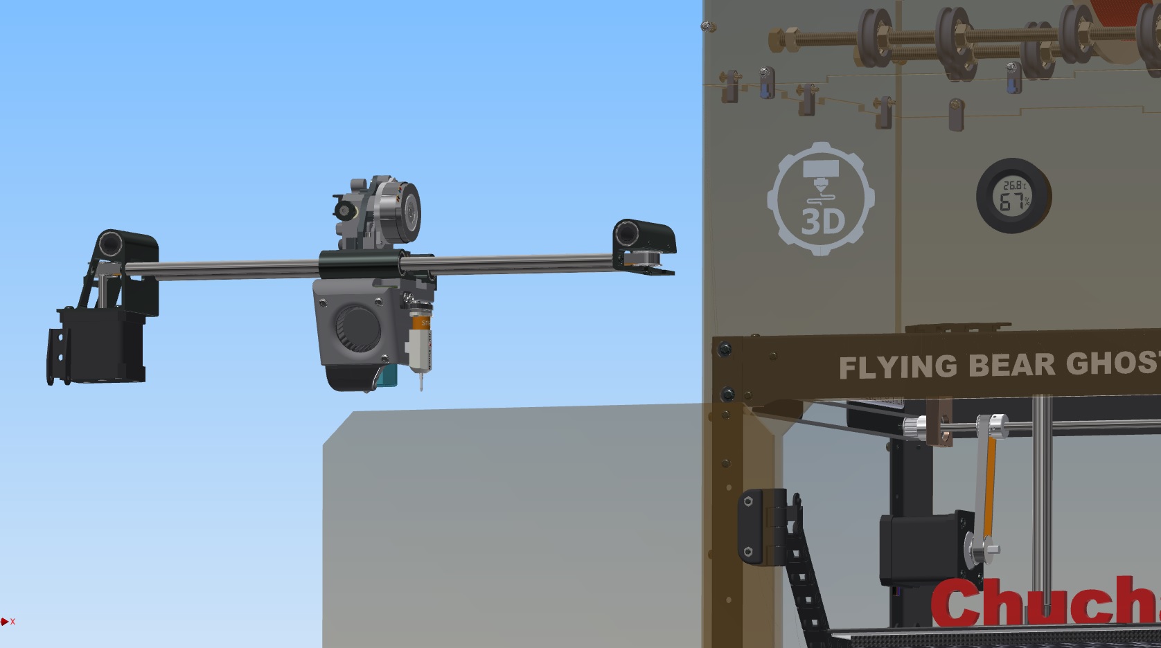 light direct extruder ULTRA  for Flyingbear Ghost 5