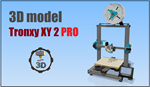 Вторая ОСь Z на 3D принтер Tronxy XY 2 PRO -STL ФАЙЛЫ