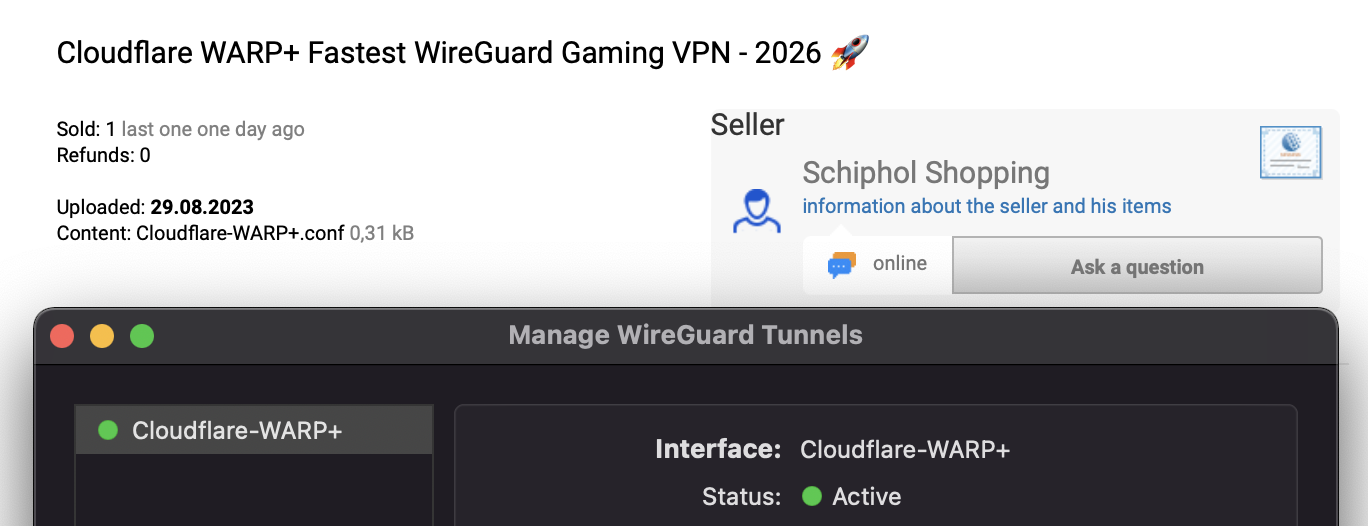 Cloudflare warp android. WIREGUARD.