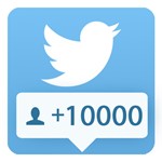 10000 подписчиков Twitter