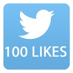 100 likes Twitter