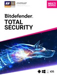 Bitdefender Total Security 2022 180 ДНЕЙ 5 dev.