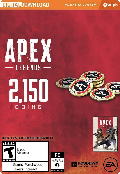 Фотография apex legends 2150 apex coins (origin)global key🌍🔑