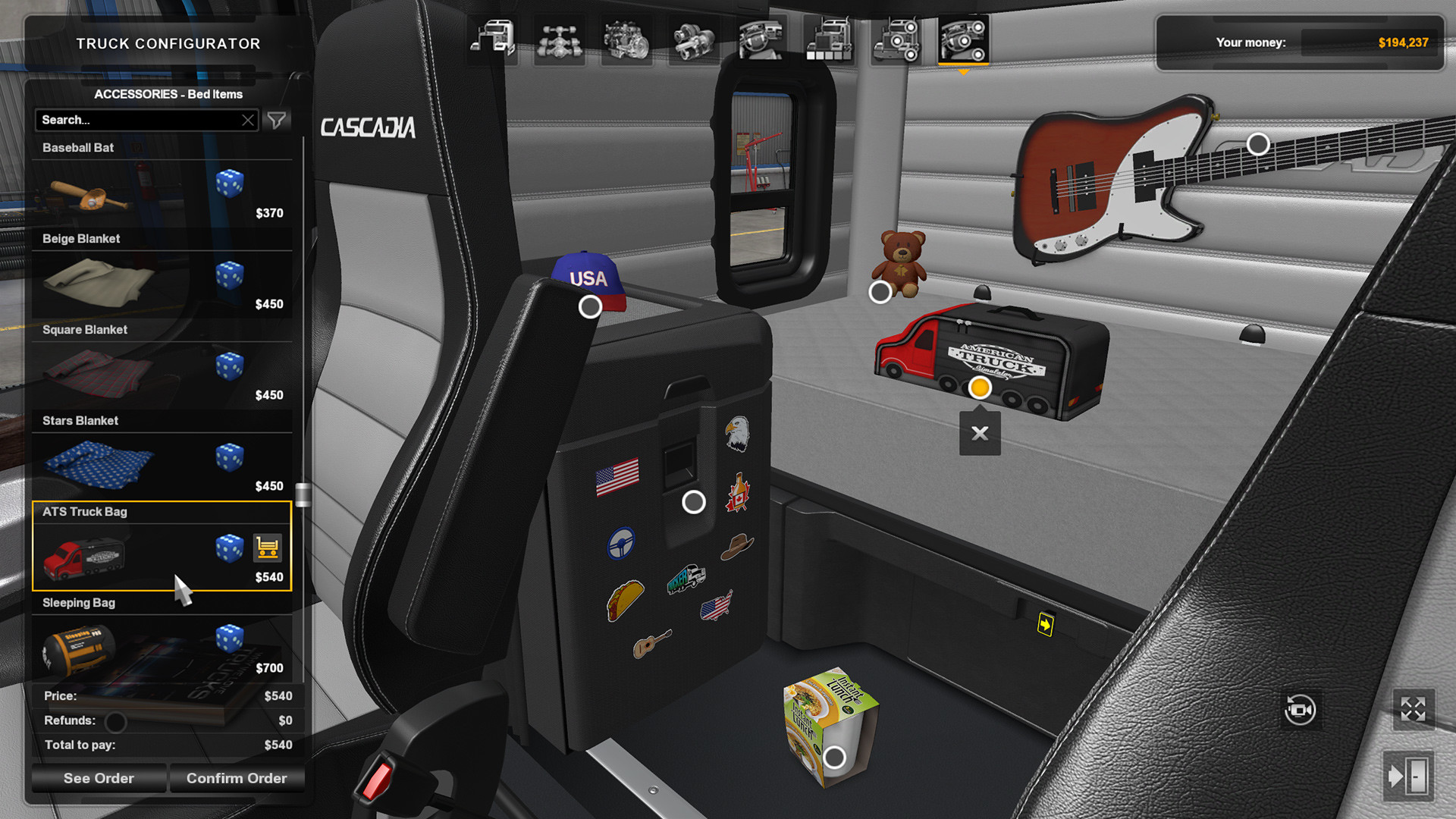 Трак аксессуары. Cabin Accessories ETS 2. ATS Cabin Accessories. Euro Truck Simulator 2 Cabin Accessories. ДЛС кабин аксессуары для етс 2.