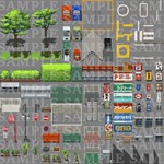 RPG Maker MZ - DorapixelMapChips - Modern JP DLC