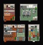 RPG Maker MZ - DorapixelMapChips  - Modern JP Interiors