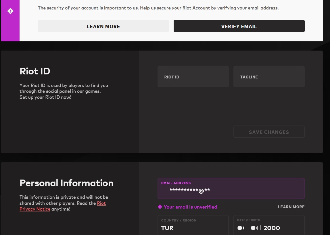 Buy New Valorant account, TURKEY - change mail and region and download