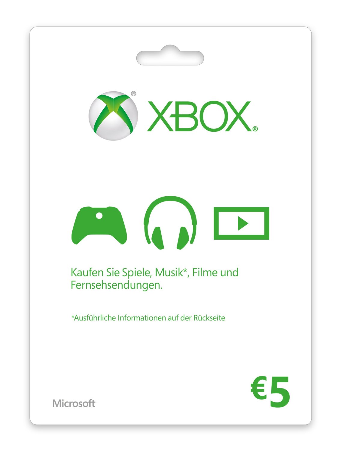 XBOX LIVE! GIFT CARD 5 Euros - Суперскидки