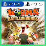 👑 WORMS BATTLEGROUNDS PS4/PS5/ПОЖИЗНЕННО🔥