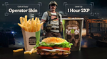 Burger Town Operator Skin ✅ 1h 2XP Boost ✅ COD MW II