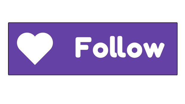 Twitch Follow Heart Png - kpfitmama