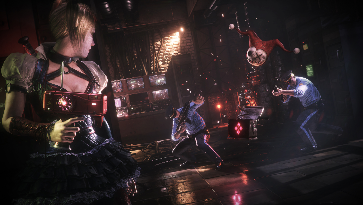Arkham knight dlc. Batman Arkham Knight Harley. Batman Arkham Knight Харли Квинн. Бэтмен Аркхем кнайт Харли и Джокер. Arkham Knight Harley