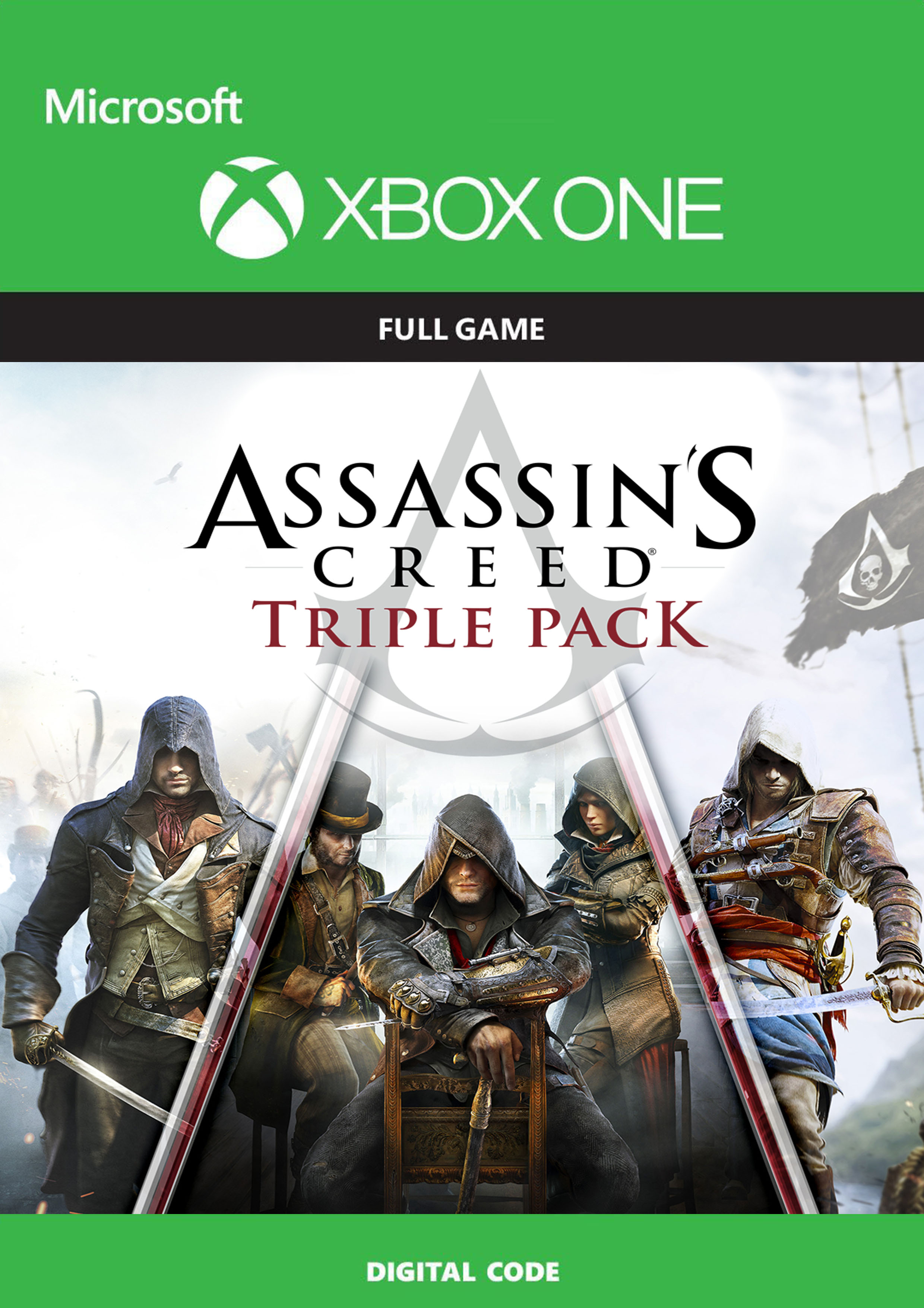 ✅ ASSASSIN´S CREED TRIPLE PACK XBOX ONE 🔑КЛЮЧ