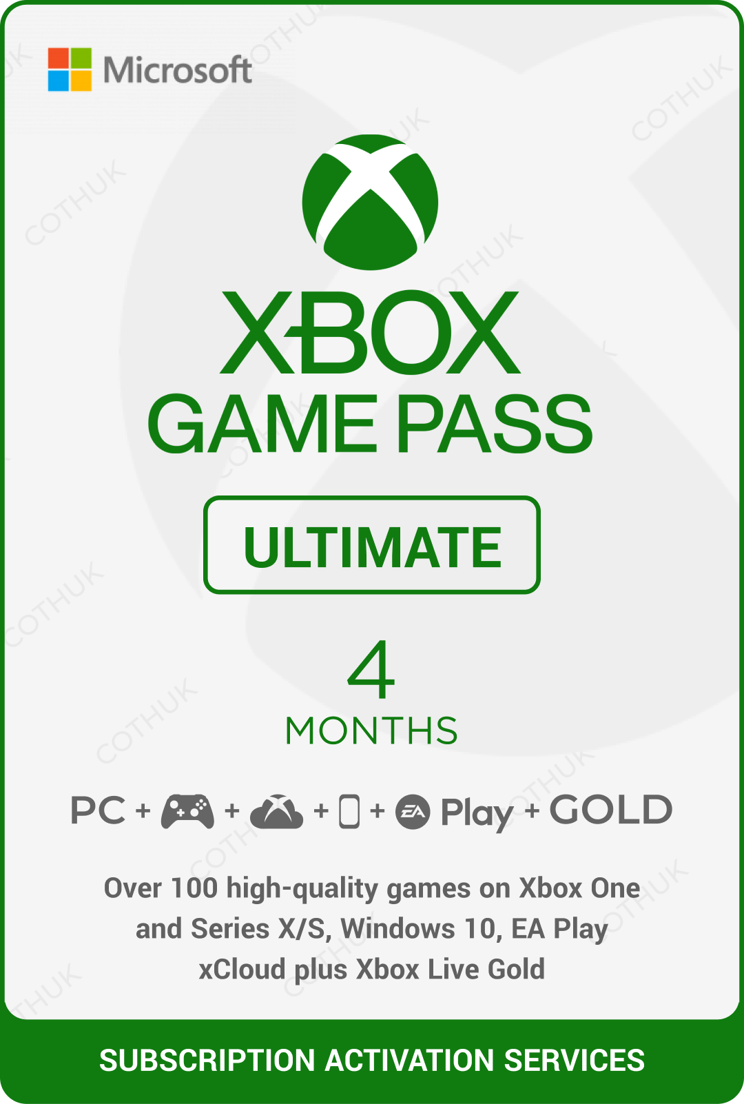 🔥 XBOX GAME PASS ULTIMATE 4 MONTHS+EA PLAY+Cashback