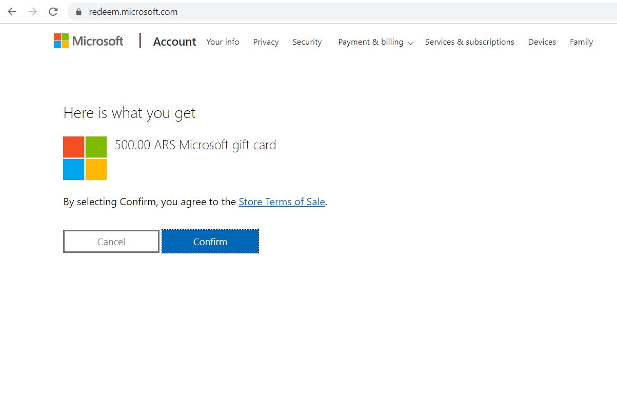 xbox gift card 500 ars