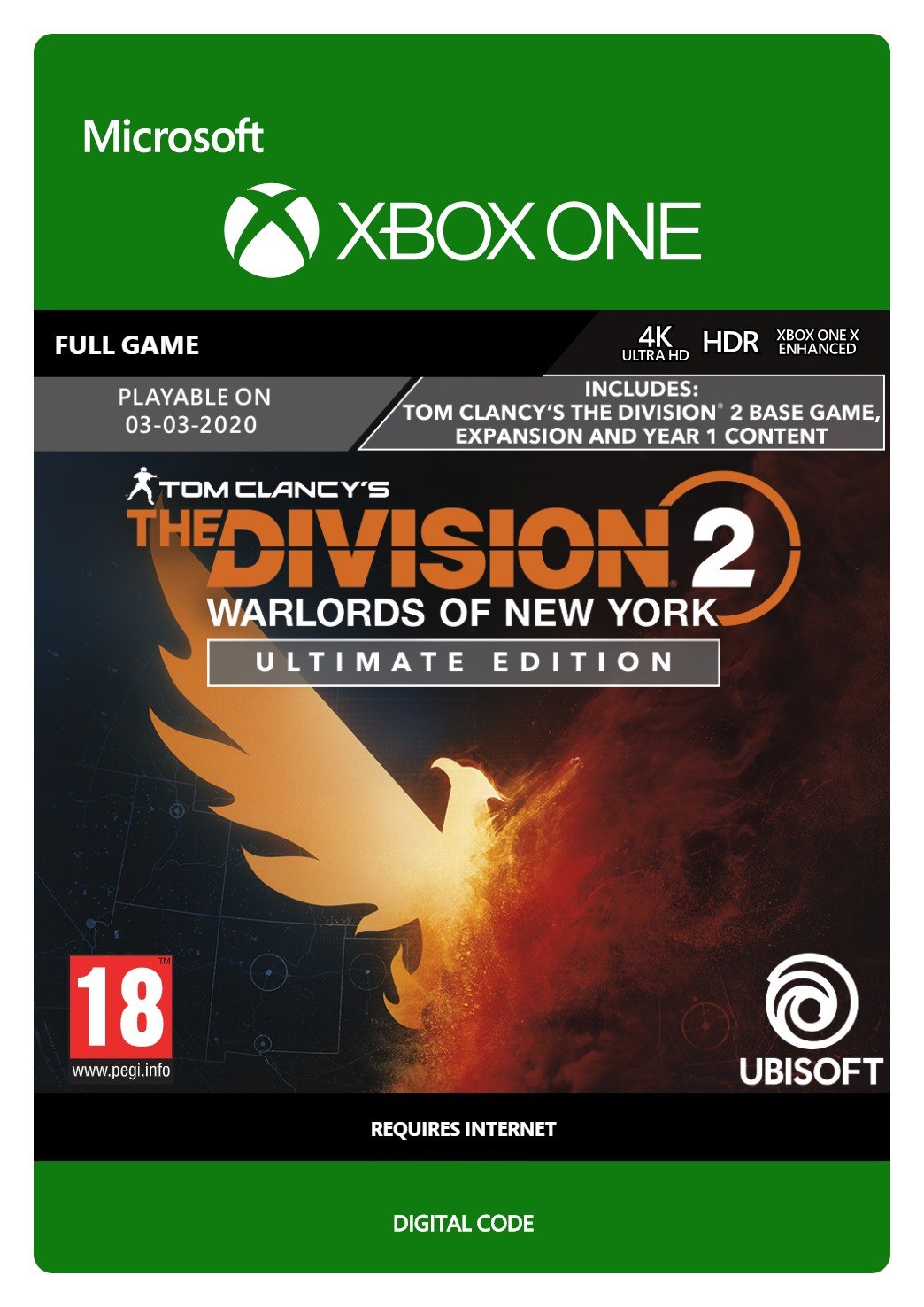 THE DIVISION 2 WARLORDS OF NEW YORK ULTIMATE XBOX🔑KEY