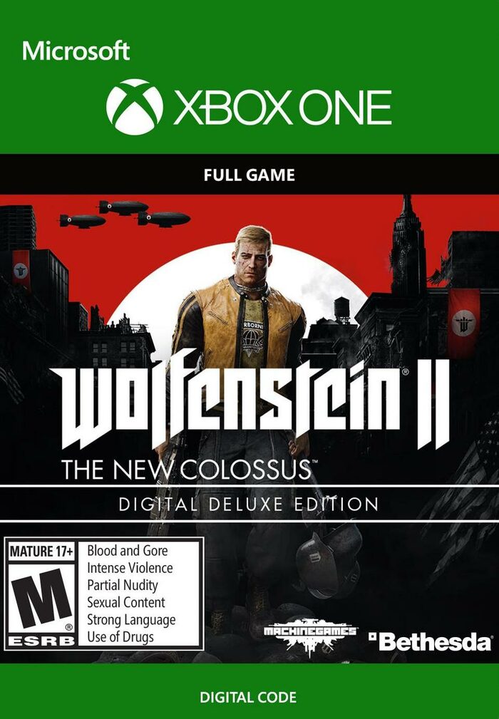 WOLFENSTEIN® II: THE NEW COLOSSUS™ DELUXE XBOX🔑КЛЮЧ купить ключ у ...