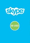 SKYPE VOUCHER 50 USD - ACTIVE ON SKYPE.COM