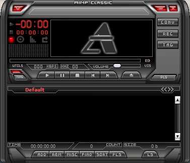 Обложка для AIMP. AIMP Red Lights