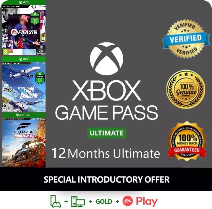 🌍 XBOX GAME PASS ULTIMATE 12 MONTHS + EA PLAY+GOLD 🎮
