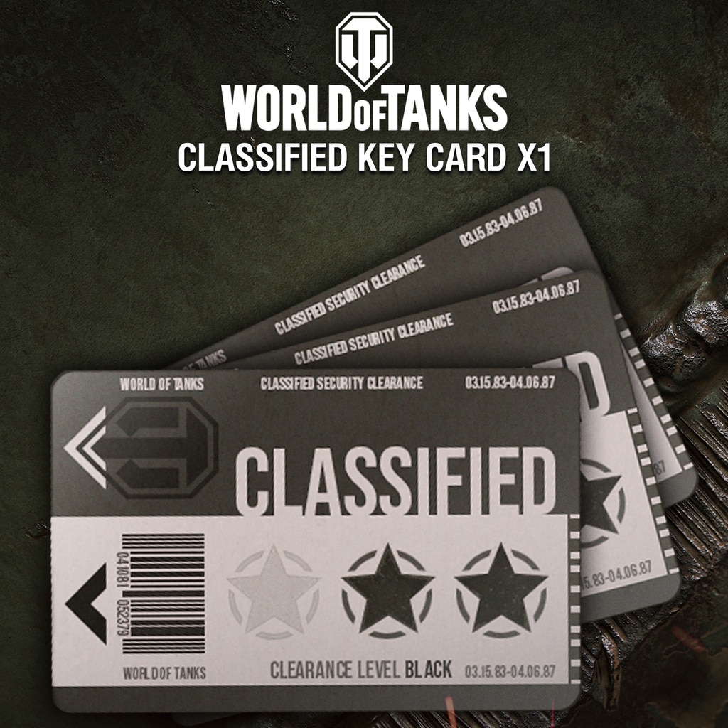 🔥 CARD World of Tanks Secret Key Cards XBOX ONLY 🌍