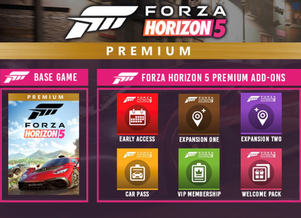 FORZA HORIZON 5 PREMIUM EDITION +4 ULTIMATE XBOX PC KEY
