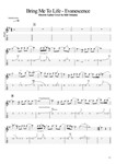 Табы Kfir_ Bring Me To Life - Evanescence