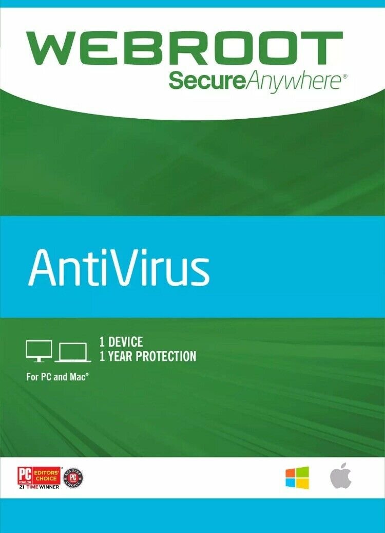 Фотография webroot secureanywhere antivirus ключ 3 пк / 180 дней