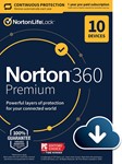 Norton 360 Premium  10 devices / 90 дней  (Global)