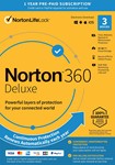 Norton 360 Deluxe  3 devices / до 07.07.2024  (Global)