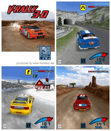 Игра V-Rally 3D   для Sony Ericsson
