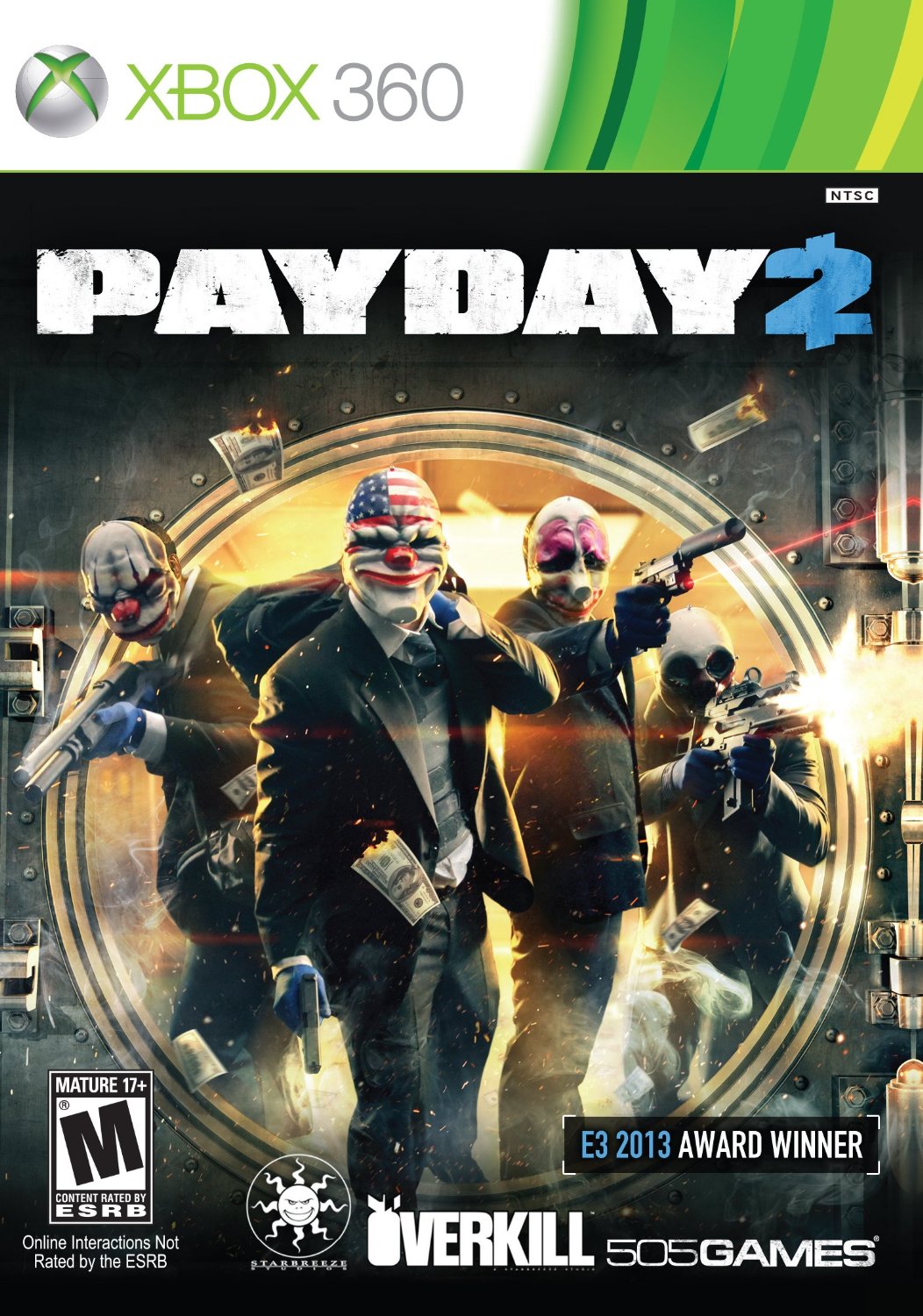 PayDay 2 + 3 игры (Xbox 360)