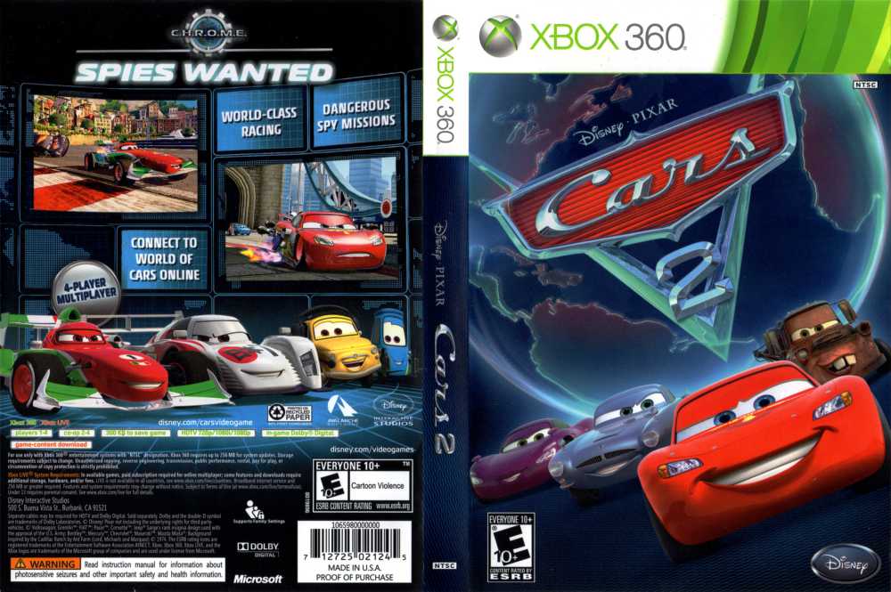 CARS 2: The Video Game - XBOX 360 