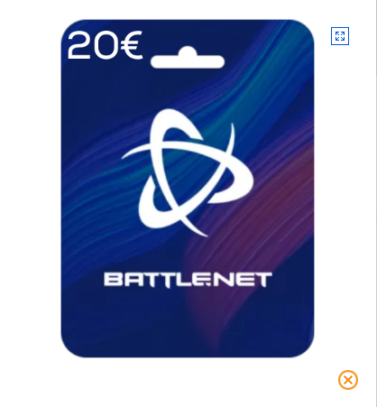 Battle.net Blizzard Gift Card 20 EUR