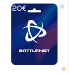 Battle.net Blizzard Подарочная Карта 20 EUR