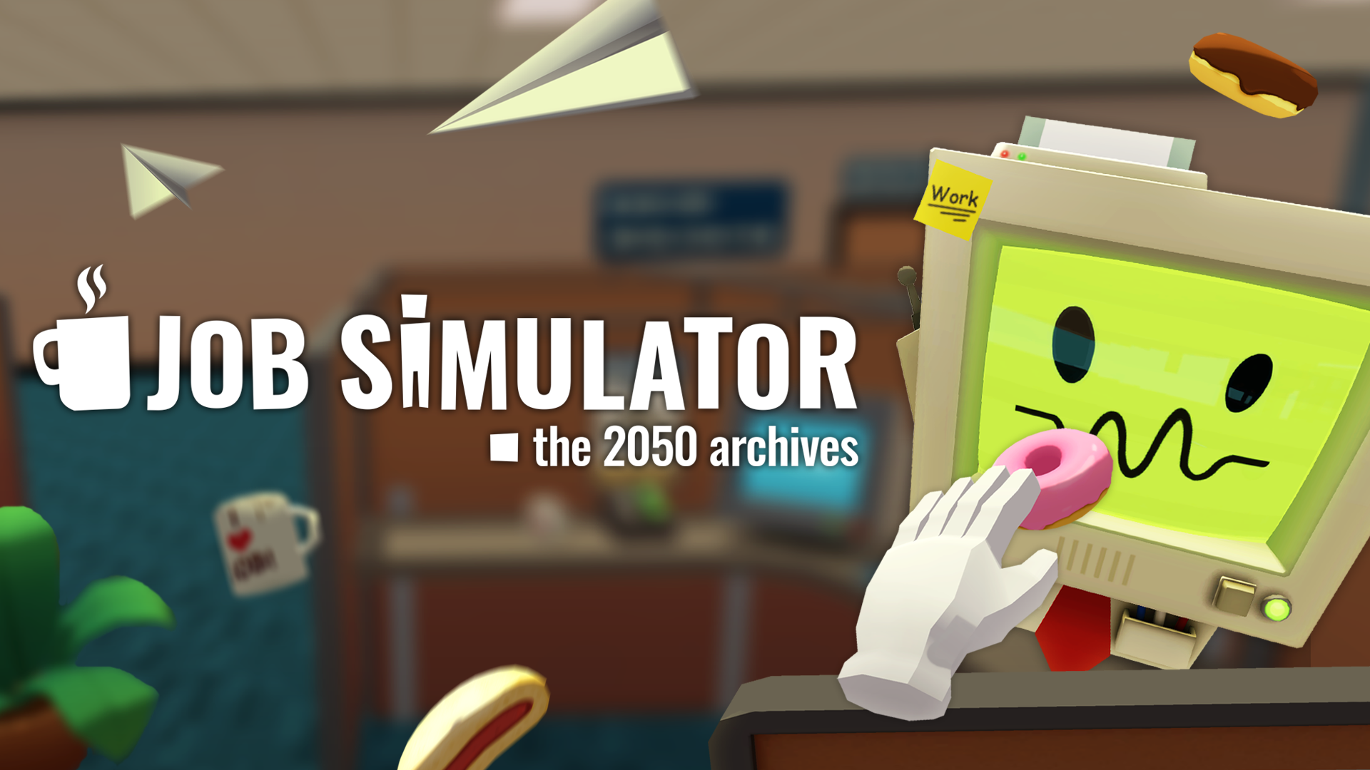 Джоб симулятор. Игра job Simulator. Джоб симулятор ВР. VR игра job Simulator.