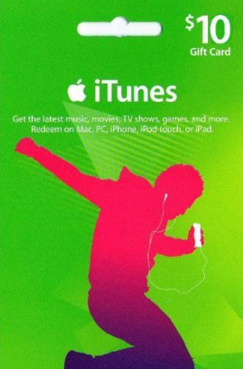 Купить подарочную itunes