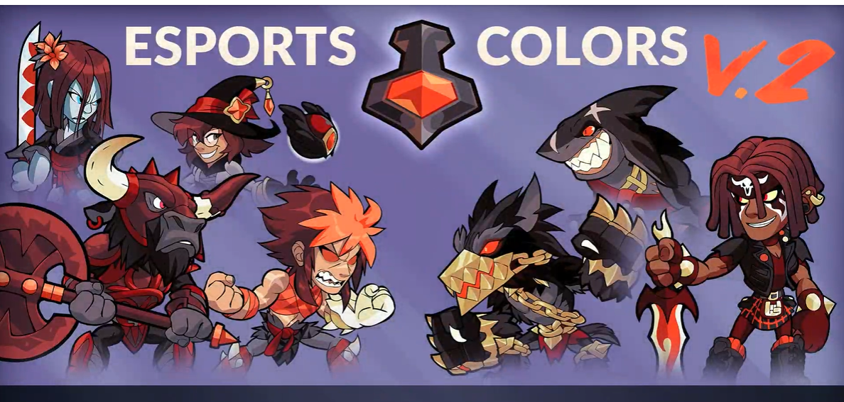 Цветовая схема brawlhalla