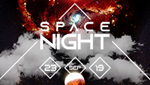 Facebook Cover Template PSD Space Night