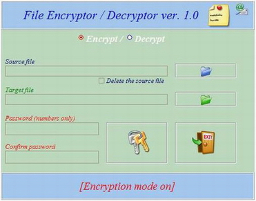 EnDeCryptor-программа кодирования/декодирования файлов