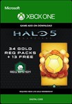 Halo 5: Guardians — 34 золотых REQ-набора + 13  XBOX