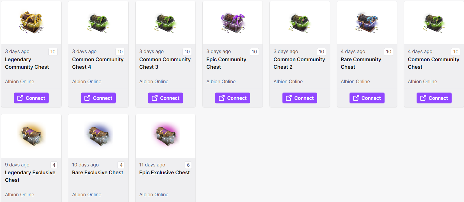 Buy Albion Online ️♨️Twitch Drops 6083 Chests and download