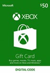 XBOX GIFT CARD - 50$ USD ДОЛЛАРОВ США USA 🇺🇸🔥