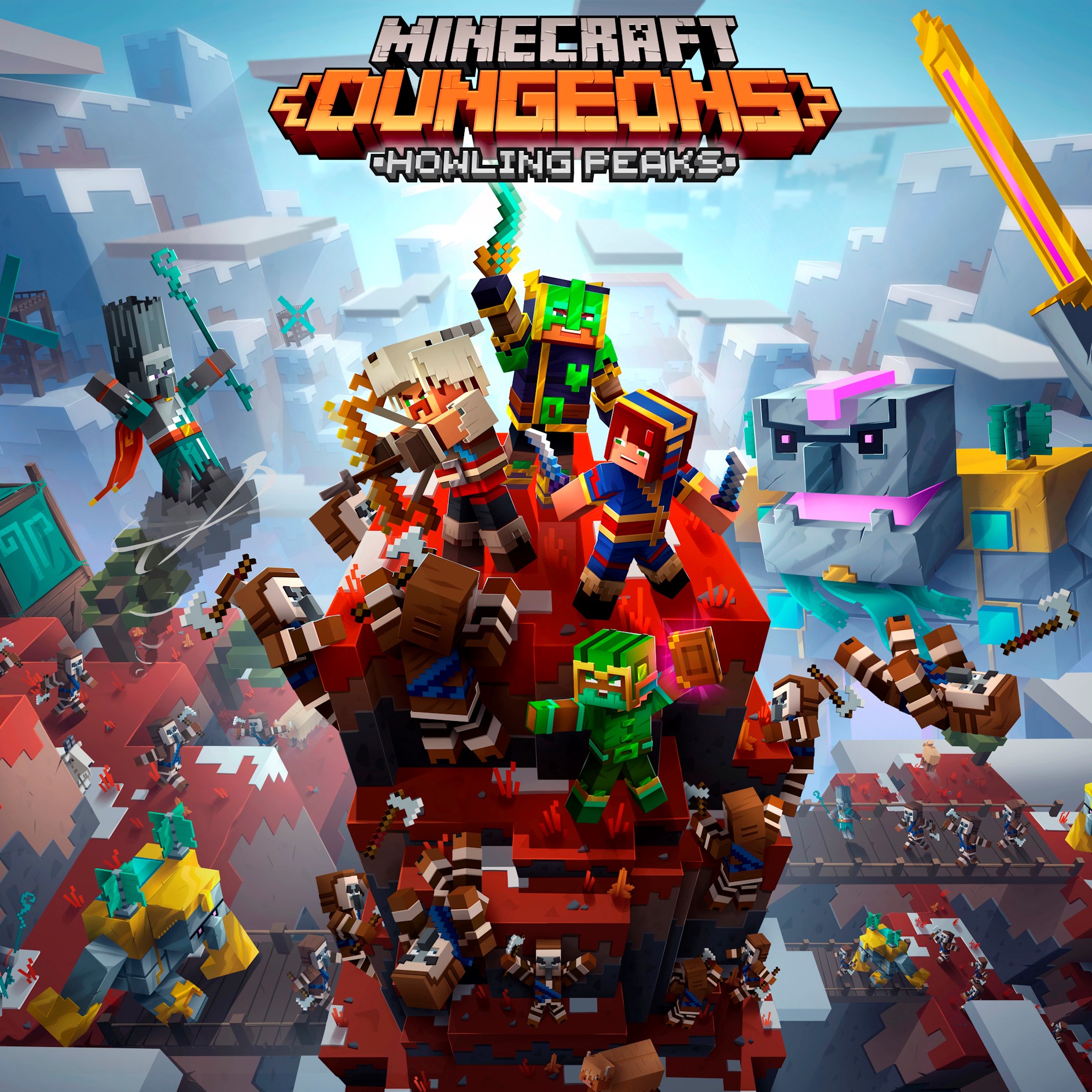 Minecraft Dungeons: Воющие вершины DLC XBOX ONE X|S 🔑