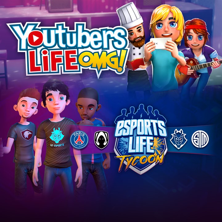 Youtubers Life + Esports Life Tycoon XBOX ONE / X|S 🔑