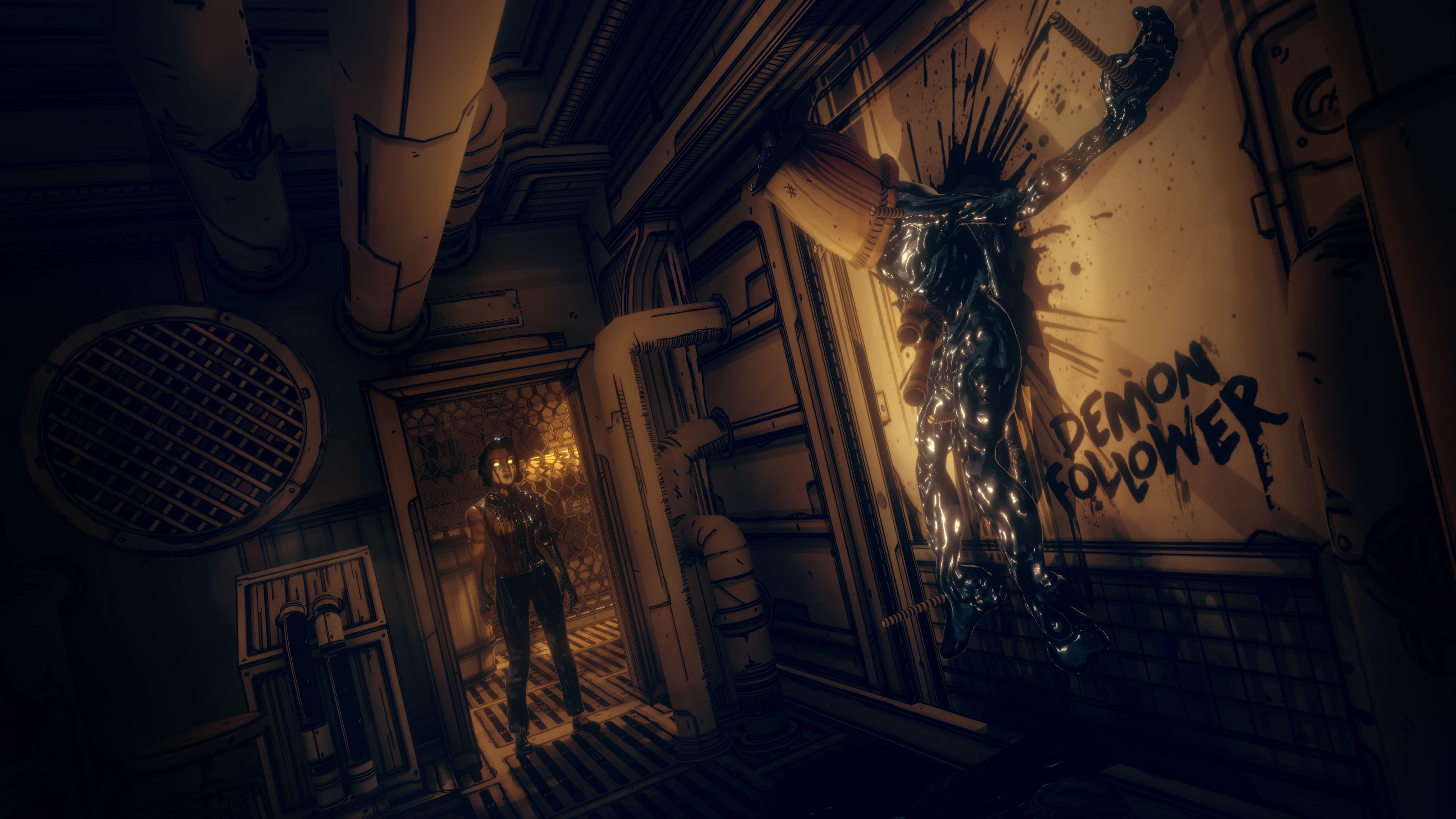Bendy and dark revival. БЕНДИ И тёмное Возрождение. Bendy and the Dark Revival игра. Джоуи Дрю Bendy and the Dark Revival. БЕНДИ дарк Ревайвл.
